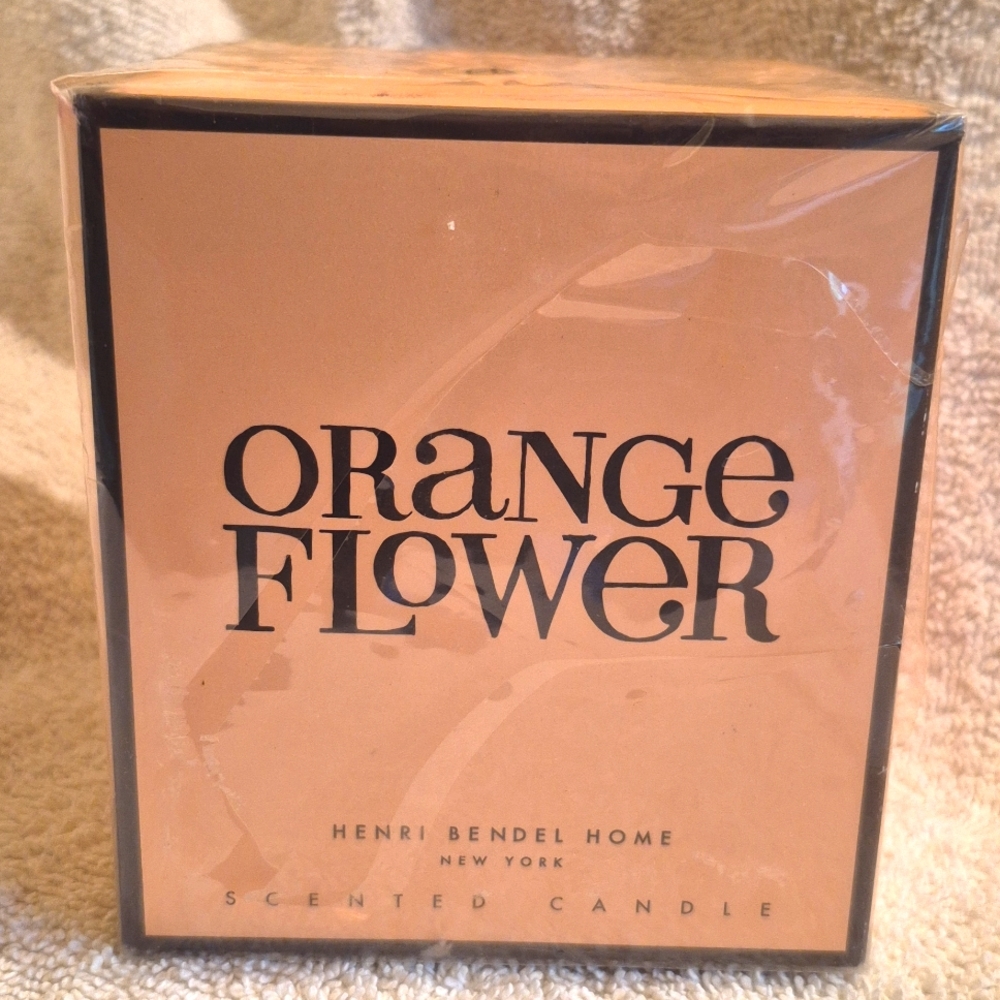 HENRI BENDEL HOME NEW YORK Orange Flower Scented Candle 10 oz. NIB Discontinued